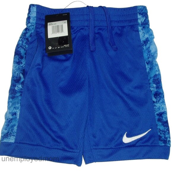 Nike Shorts Boys Athletic Swoosh Logo BTS Sports Dry Dri Fit Pockets - Picture 3 of 6